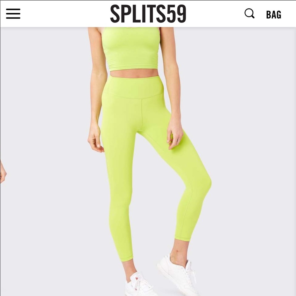 SPLITS59 Neon Leggings *WORN ONCE*